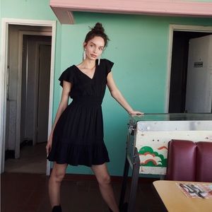 RAILS Ruffle Sleeve Mini Dress